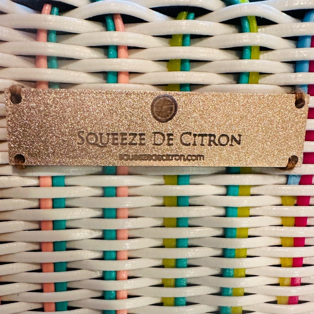 NWOT Squeeze de Citron Large Lemon Drop Clutch Bag - Picture 4 of 11